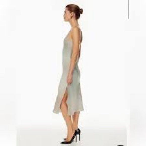 Aritzia Babaton KINJI dress Birch/Light Birch XS - Picture 2 of 4